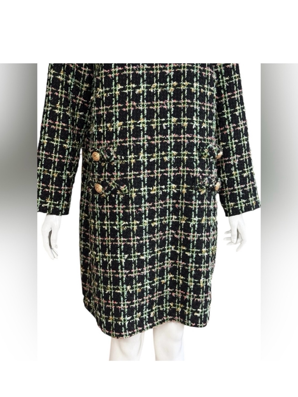 Tuckernuck Holly Tinsel Tweed Long Sleeve Jackie Dress - Picture 6 of 13